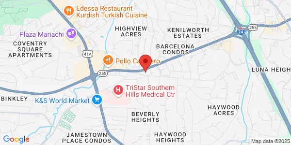 Map of 330 Wallace Rd Ste A Nashville, TN 37211