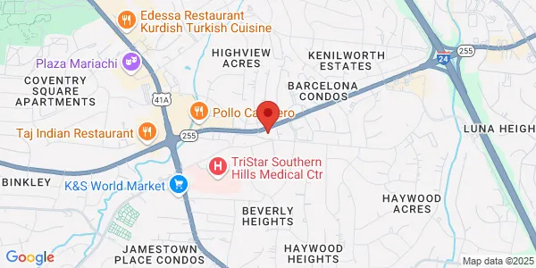 Map of 330 Wallace Rd Ste 7A Nashville, TN 37211