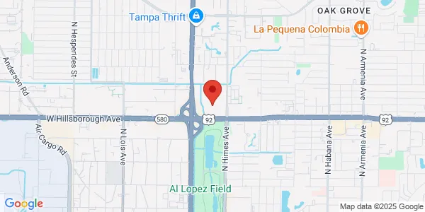Map of 3617 W Hillsborough Ave Tampa, FL 33614