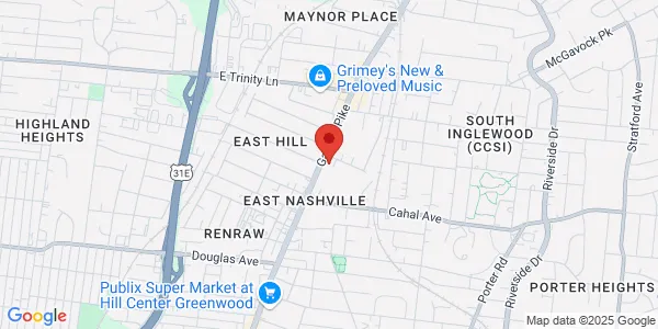 Map of 2700 Gallatin Pike Ste A Nashville, TN 37216