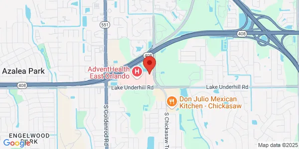 Map of 258 S Chickasaw Trl Ste 310 Orlando, FL 32825