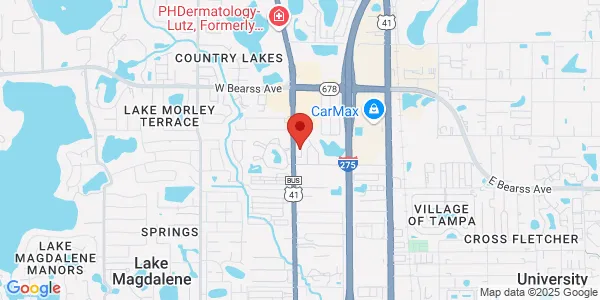 Map of 14821 – 14823 N Florida Ave Tampa, FL 33613