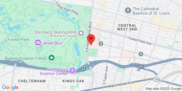 Map of 510 S Kingshighway Blvd Saint Louis, MO 63108