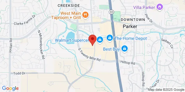 Map of 11177 Dransfeldt Rd Parker, CO 80134
