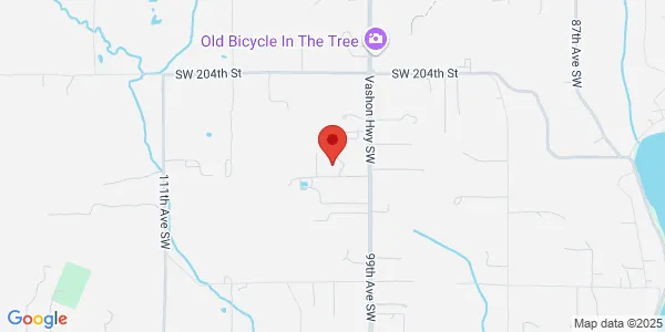 Map of 10030 SW 210th St Vashon, WA 98070