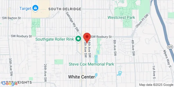 Map of 9650 15th Ave SW Ste 100 Seattle, WA 98106