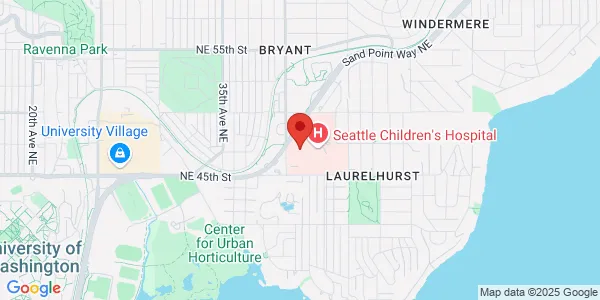 Map of 4500 40th Ave NE Seattle, WA 98105
