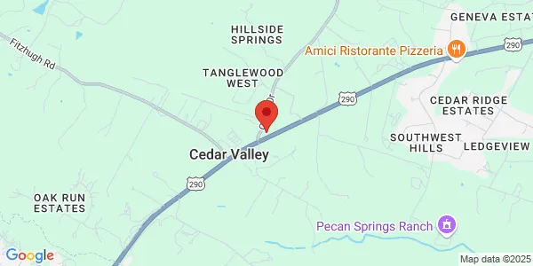 Map of 11183 Circle Dr Ste C Austin, TX 78737