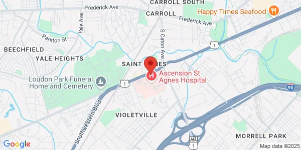Map of 3449 Wilkens Ave Ste 102 Baltimore, MD 21229