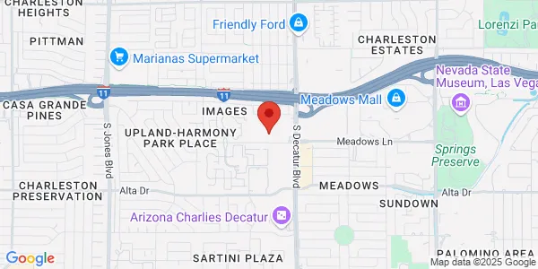 Map of 280 S Decatur Blvd Las Vegas, NV 89106