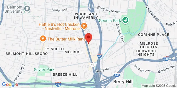 Map of 2410 Franklin Pike Nashville, TN 37203
