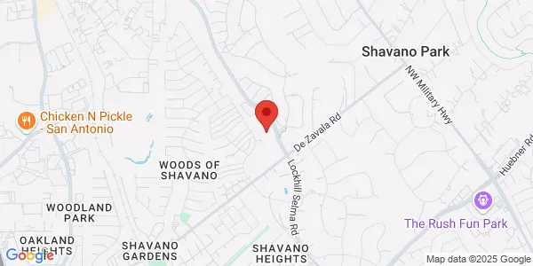 Map of 4350 Lockhill Selma Rd Ste 200 San Antonio, TX 78249