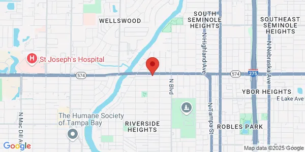 Map of 2123 W Dr Martin Luther King Jr Blvd Ste 102 Tampa, FL 33602