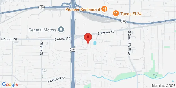 Map of 319 Osler Dr Ste 160 Arlington, TX 76010