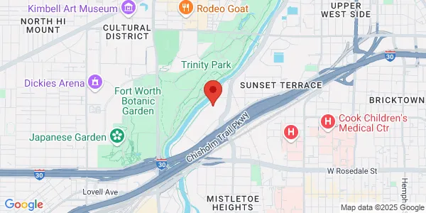 Map of 2501 Parkview Dr Ste 207A Fort Worth, TX 76102