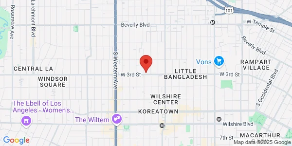 Map of 266 S Harvard Blvd Ste 180 Los Angeles, CA 90004