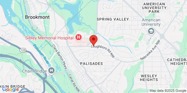 Map of 5125 Loughboro Rd Ste 210 Washington, DC 20016
