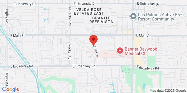 Map of 130 S 63rd St Ste 123 Mesa, AZ 85206