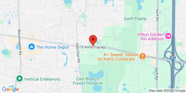 Map of 303 E Army Trail Rd Ste 110 Glendale Heights, IL 60139