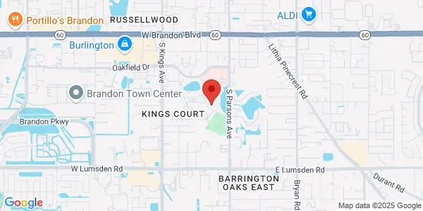 Map of 615 Vonderberg Dr Ste B Brandon, FL 33511