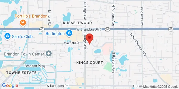Map of 613 Oakfield Dr Brandon, FL 33511