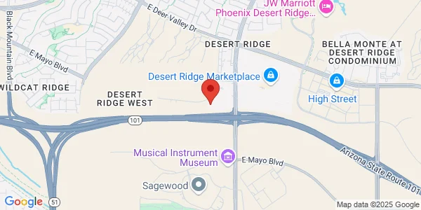 Map of 20830 N Tatum Blvd Ste 190 Phoenix, AZ 85050