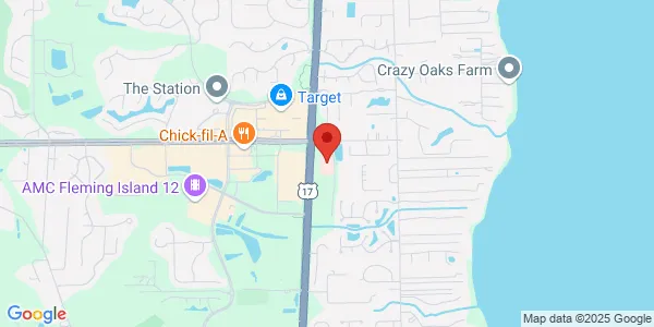 Map of 1685 Eagle Harbor Pkwy Fleming Island, FL 32003