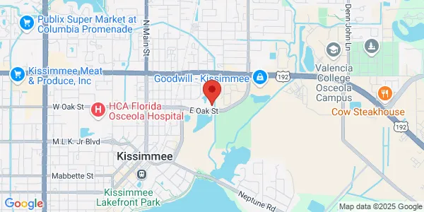 Map of 911 E Oak St Kissimmee, FL 34744