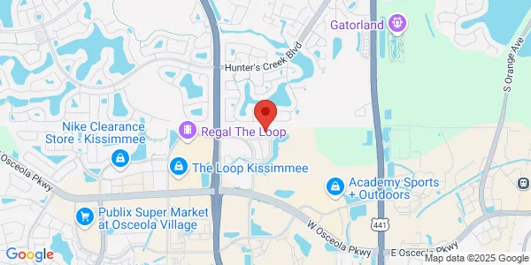 Map of 1125 Miranda Ln Kissimmee, FL 34741