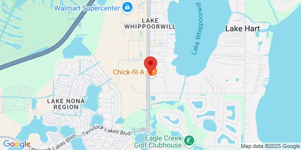 Map of 10105 Clear Vista St Ste 100 Orlando, FL 32832