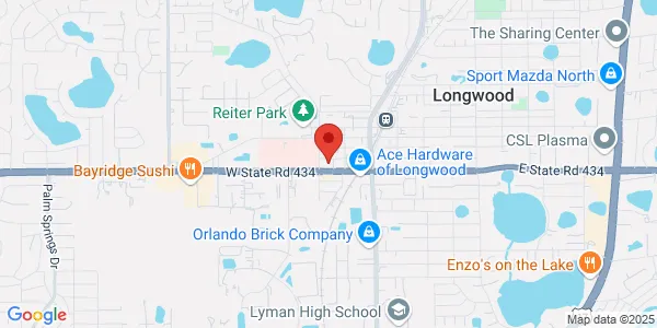Map of 225 W State Road 434 Ste 104 Longwood, FL 32750