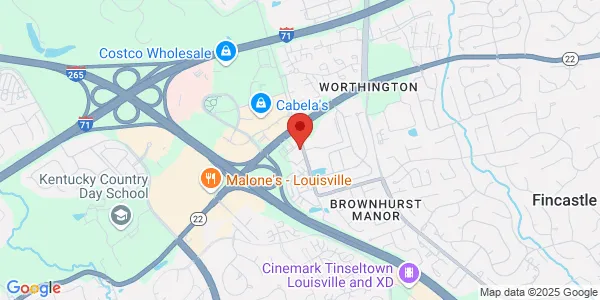 Map of 4700 Chamberlain Ln Louisville, KY 40241