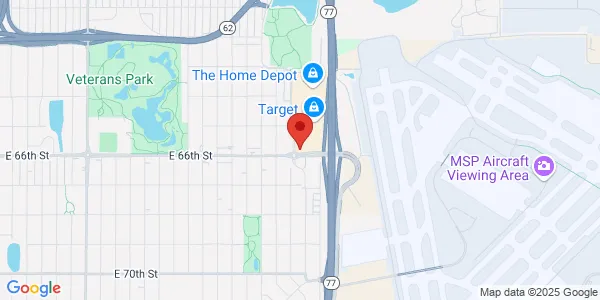 Map of 1704 E 66th St Richfield, MN 55423