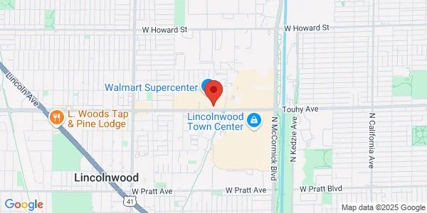 Map of 3560 W Touhy Ave Ste 120 Skokie, IL 60076