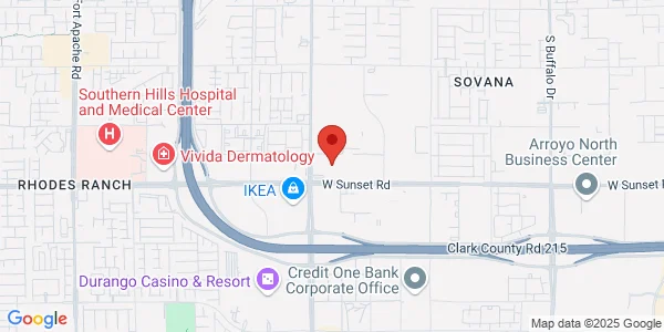 Map of 8530 West Sunset Rd Ste 120 Las Vegas, NV 89113
