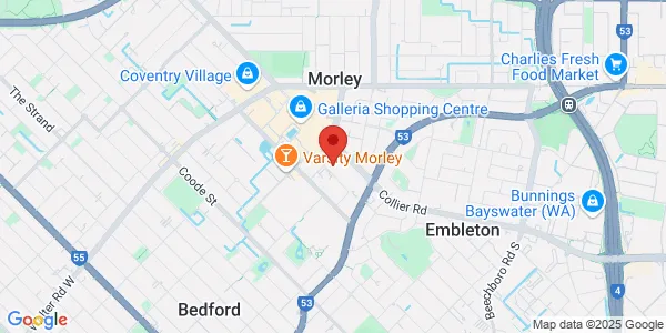 Map of 11-13 Marchant Way Morley Western Australia 6062 Australia