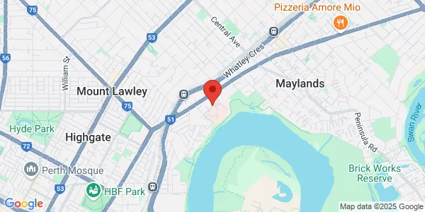 Map of Thirlmere Rd Mount Lawley Western Australia 6050 Australia