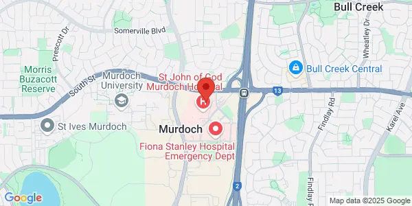 Map of 100 Murdoch Dr Murdoch Western Australia 6150 Australia