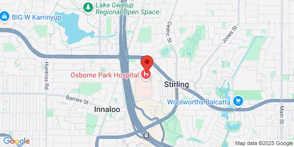 Map of Osborne Pl Stirling Western Australia 6021 Australia