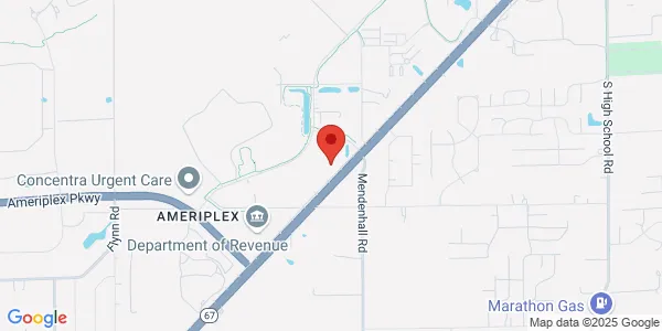 Map of 7411 Heathrow Way Indianapolis, IN 46241