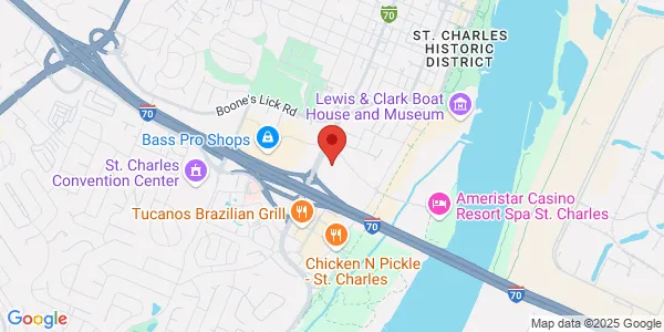 Map of 1360 S 5th St Saint Charles, MO 63301