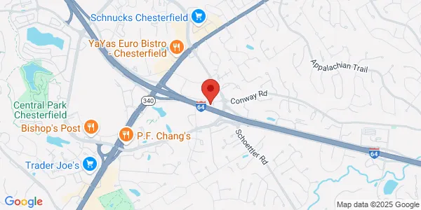 Map of 15320 Conway Rd Ste b Chesterfield, MO 63017