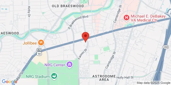 Map of 7400 Fannin St Ste 100 Houston, TX 77054