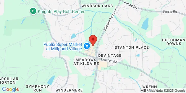 Map of 3434 Kildaire Farm Rd Ste 136 Cary, NC 27518