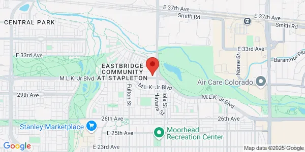 Map of 10405 Martin Luther King Blvd Ste 130 Denver, CO 80238
