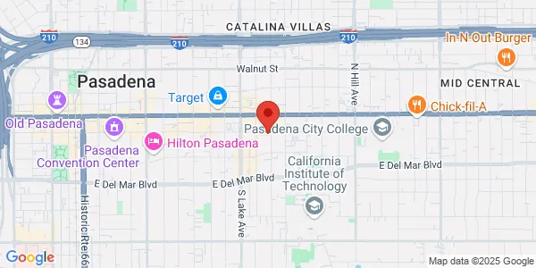 Map of 960 E Green St Ste 166 Pasadena, CA 91106
