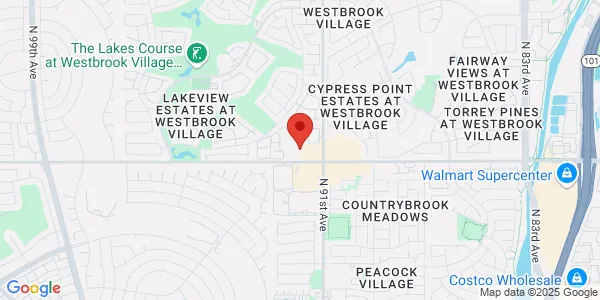 Map of 9192 W Union Hills Dr Peoria, AZ 85382