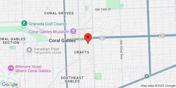 Map of 75 Valencia Ave Ste 704 Coral Gables, FL 33134
