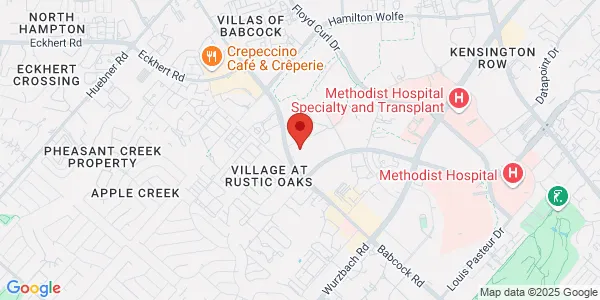 Map of 2739 Babcock Rd San Antonio, TX 78229