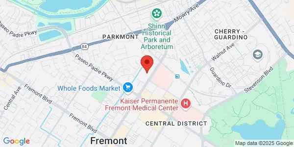 Map of 2147 Mowry Ave Ste B-1 Fremont, CA 94538